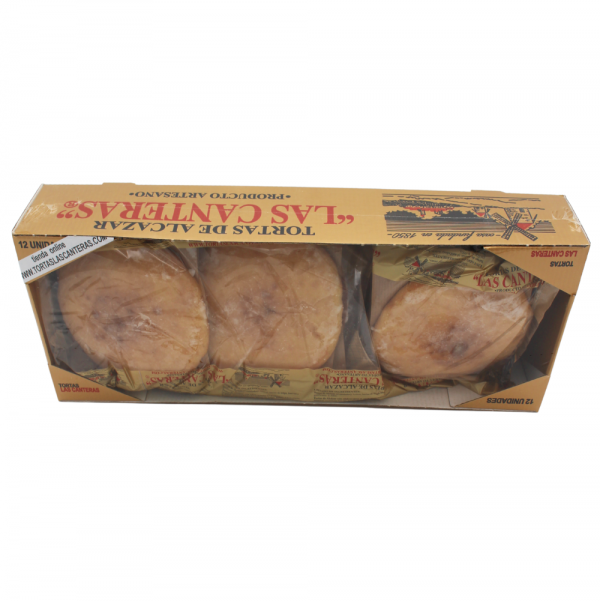 Estuche de tortas de Alcázar 12 unidades